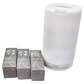 LifeShopping 香氛水氧機 Set 6瓶 70ml 精油香氛睡眠機, CAAD0025S3, 暖光