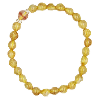 頂級超七金草莓鈦晶手鍊, 1個