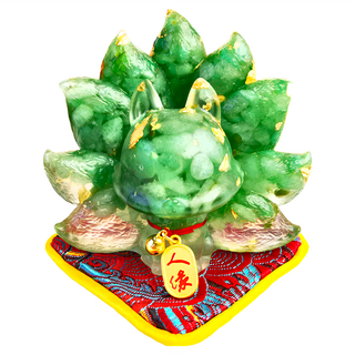 貴人狐仙擺件 (東菱玉) HS-2001, 1個