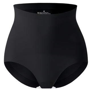 A-ZEAL 冰絲無痕透氣塑身褲, 提升曲線, 收跨收腹, M, 黑色