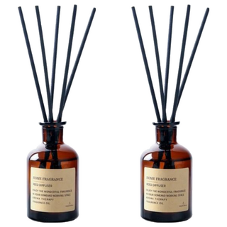 茶色擴香瓶 飯店香水型 120ml 室內香氛, 英國梨小蒼蘭, 2件