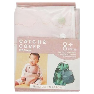 miniware 陪你長大防水布圍兜 - 棉花糖雲朵, 1個, 1入