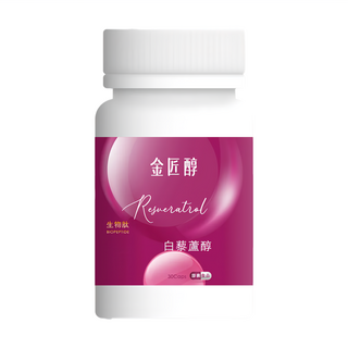 㭼波斯生物科技 金匠醇 白藜蘆醇, 0.5g, 30顆, 1罐