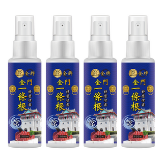 正金牌金門 一條根舒緩噴霧 涼感 100ml, 4瓶, 1入