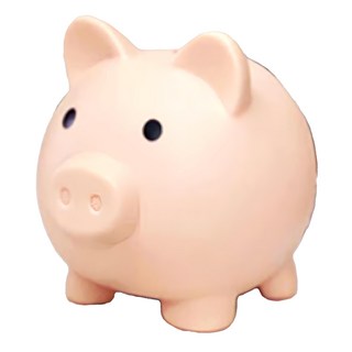 小豬撲滿 存錢筒 樹脂材質 膚色 小號, 3個