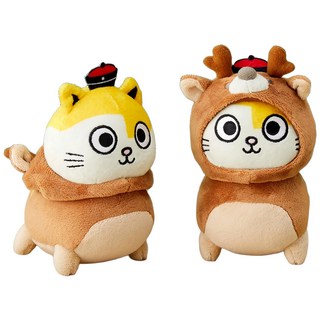 黃阿瑪的後宮生活 小鹿變裝娃娃吊飾 聚酯纖維, 16cm, 黃阿瑪小鹿 多色, 1個