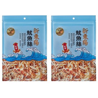 新東陽 魷魚絲 炭烤, 嚴選新鮮魷魚, 85g, 2包