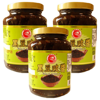 勝記大榮 黑豆豉醬, 台灣產, 純素, 360g, 3罐