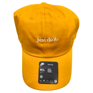 NIKE 耐吉 U NK CLUB CAP 遮陽帽, 黃色, 1個