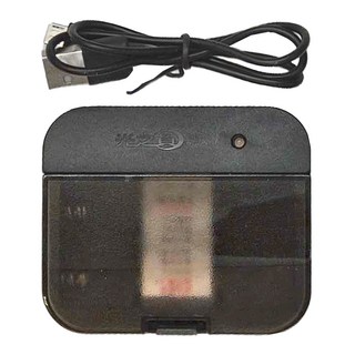 18650鋰電池雙槽充電器, 首創USB充電接頭, 快速充電輸出電壓5V電流1.2A, 附贈1米長USB充電線, 1個