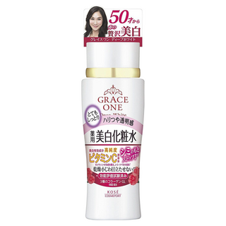 KOSE 高絲 GRACE ONE 極上活妍 潤白化妝水 高濃度維他命C 配合, 180ml, 1瓶