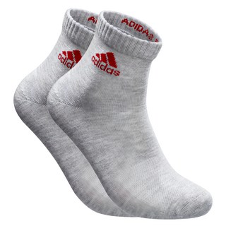 adidas P1高機能短筒運動襪 XL 灰色底/紅logo, 1雙