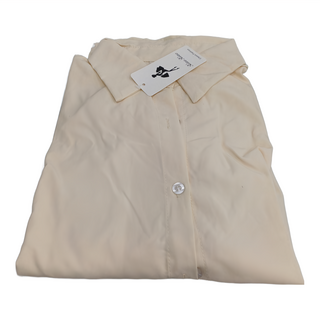 Singer Show 百搭基礎素面襯衫, 不適用, 杏