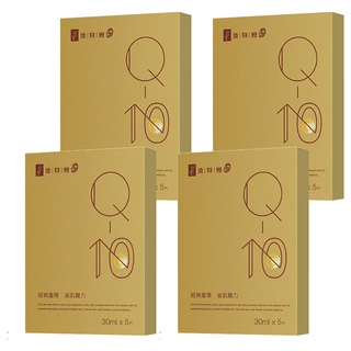 TT 波特嫚 台灣公司貨 Q10彈力緊緻面膜, 150ml, 5片, 4盒