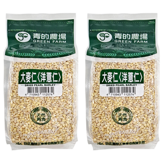 青的農場 大麥仁 (洋薏仁) 天然素食, 550g, 2包