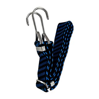 捷華 高彈力可調節捆綁繩-1公尺 戶外露營行李固定繩, 藍點, 1入