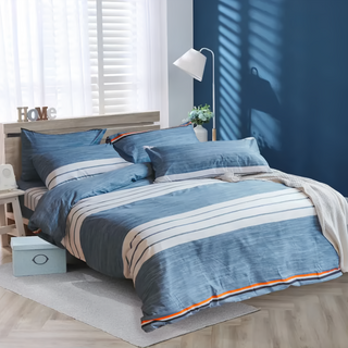 Blue Cat 藍貓 台灣製造銀離子抗菌印花床包6尺