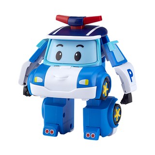 ROI TOYS POLI BABE 4吋變形車 - 救援小隊出動，拯救危險中的朋友, 波力, 1盒