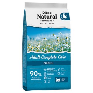 Dibaq Natural moments 自然嗑天然貓糧 成貓配方, 雞肉, 2kg, 1袋, 1包