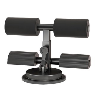 S-SportPlus+ 仰臥起坐器 經典款 居家健身器材 核心訓練, 黑, 1個, 26.5 x 16cm