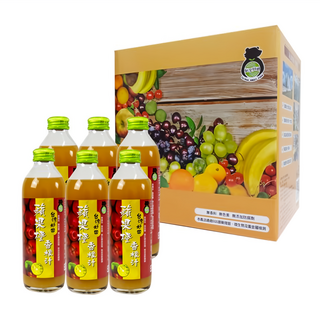 TAIWAN SWEET FARM 台灣好田 蘋果橙香檬汁 6瓶/盒, 300ml, 1盒