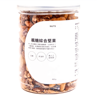 HOLA 和樂家居 輕烘焙綜合堅果 楓糖, 450g, 1罐