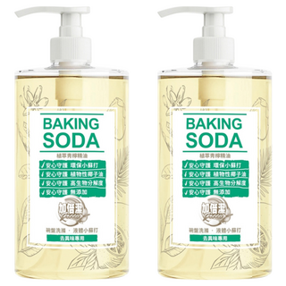 加倍潔 碗盤洗滌液體小蘇打, 青檸橙皮精油去油去異味，溫和親膚中和配方, 1kg, 2瓶