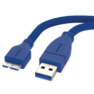 POLYWELL USB3.2 A公 To Micro B公 藍色 PW15-W45-T010 1M, 1條
