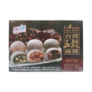 YUKI&LOVE 雪之戀 台灣五穀麻糬 12入 Set, 綜合口味, 台灣製造, 300g, 1盒
