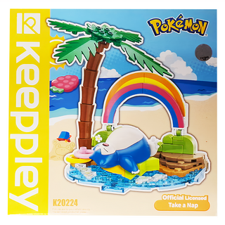 KEEPPLAY 奇妙積木 寶可夢 小場景系列 慵懶小憩 K20224, 1盒