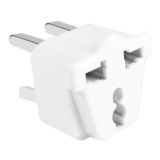 群加 PowerSync 旅行用轉接頭(UK) 三插轉三扁腳 2入組, 1組