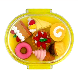 Iwako 7入橡皮擦盒裝組 日本製造, 甜點, 1組