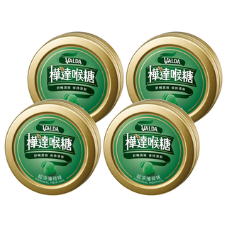 VALDA 樺達 薄荷喉糖, 50g, 4盒