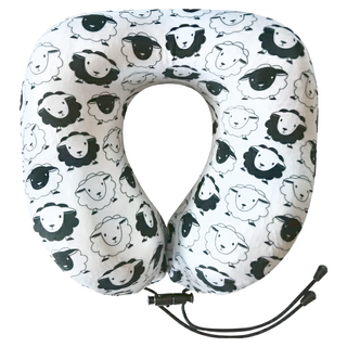 DQ 抗菌U型護頸記憶枕 高反發記憶枕 曲線設計 環繞式支撐頭頸部 抗菌外布可拆清洗 附收納袋