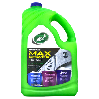 Turtle Wax 美國龜牌 Max Power 超強力洗車精，清潔能力強，可調節強度, 2.95L, 1瓶