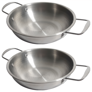 MIKA HOUSE 橘之屋 韓式小火鍋 18cm 2個 雙耳設計 方便取, 1組