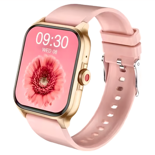 Apollo Life 阿波羅 City2智慧手錶, 1.85吋大螢幕 藍牙通話 語音助手 女性健康管理, 粉紅金, 1.85吋, 藍牙, 1個