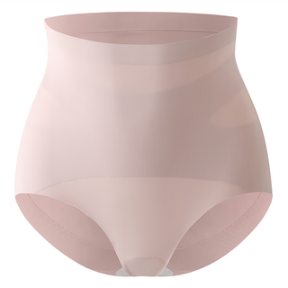 A-ZEAL 冰絲無痕透氣塑身褲, 高腰收腹提臀, L, 紅色