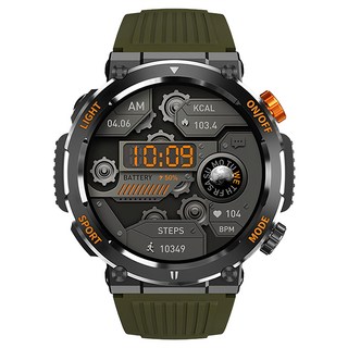 MIVSEN 心率藍牙通話手錶 指南針運動 H17, 藍牙, 1.46吋, 綠色, 1個