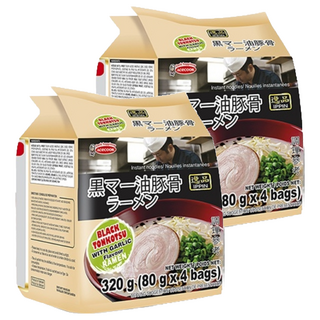 AceCOOK IPPIN 逸品 蒜香豚骨風味麵 80g, 8包