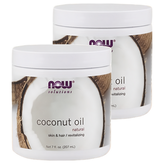 NOW Solutions 天然椰子油 適用於皮膚及頭髮, 207ml, 2罐