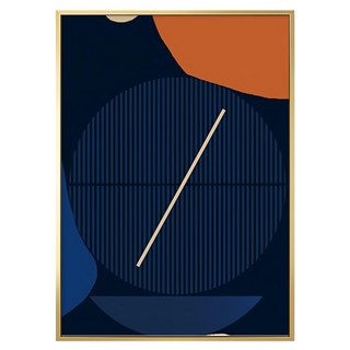 BOLUO GALLERY 菠蘿選畫所 幾何 • 拼貼畫II APGS3473G, 金色