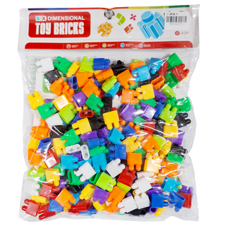 SIX DIMENSIONAL 子彈積木 3D玩具, 1包, Multicolor