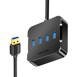 山澤 USB3.0 4埠HUB高速傳輸集線器 50CM, ZT41418932375, 1個