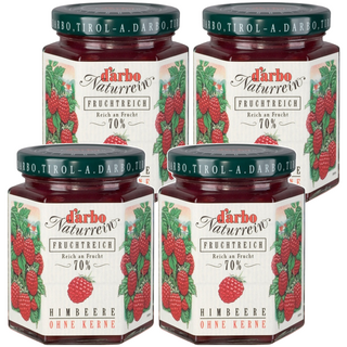 d'arbo 徳寶 奧地利進口 70%果肉果醬 覆盆莓 200g, 4罐