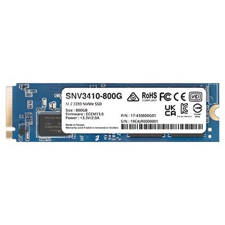 Synology 群暉 SNV3410 M.2 2280 NVMe PCIe SSD 固態硬碟 高速傳輸 適用於Synology系統, 800GB