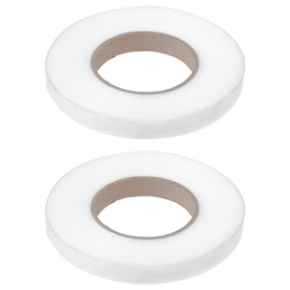 Tamsaa 補衣熱熔膠帶 12mm*40m - 免縫熨燙、衣物修補神器, 2捲, 白色