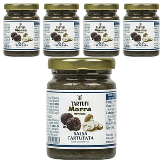 TARTUFI Morra 阿爾巴松露世家 夏季松露蘑菇醬, 80g, 5罐