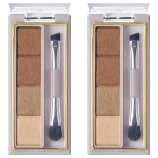 Excel 四色眉粉盤, EP03秋季米色, 2件