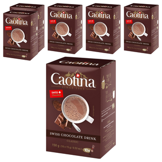 Caotina 可提娜 頂級瑞士巧克力粉 原味 150g, 10包, 6盒